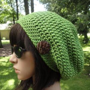 Crochet Hat Pattern - Woman's Slouchy..